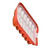Amosfun Moule à Saucisse Silicone Flexible Résistant Haute Température Cavités Antiadhésif pour Cuisson Vapeur Four Moule DIY Hot Dog Facile à Démouler Rouge