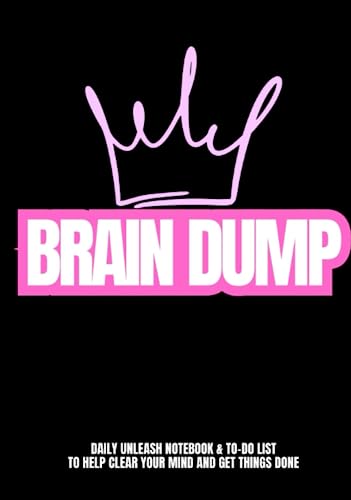 Brain dump planner pour femme avec couverture rigide glossy version 2023 - 2
