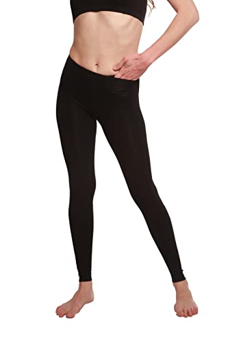 Spun Bamboo Women's Bamboo Viscose Full Length Legging - Soft ...