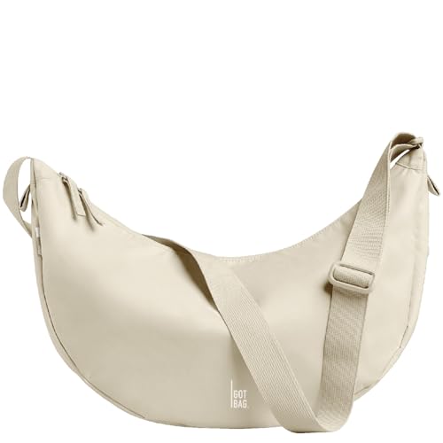 Preisvergleich Produktbild GOT BAG Damen Moon Bag Large Monochrome Tasche, Salz