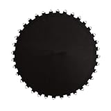 Eyccier Tarpaulin-Blatt-Springblech Trampolin-Rundrahmen Perfekter Bounce Water-resistenter UV-resistenter Schwarz