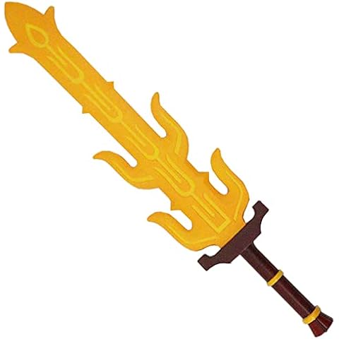 Hengqiyuan The Legend of Zelda Breath of the Wild Flame Foam Sword 1:1 Game Arms Model for Cosplay Kid Toy Birthday Party Costume Accessories,A Cover