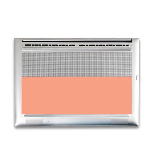 Image of Gaming Skin Compatible with HP Envy x360 16 inch (2023) - Solid Peach - Premium 3M Vinyl Protective Wrap Decal Cover - Easy to Apply | Crafted in The USA by MightySkins