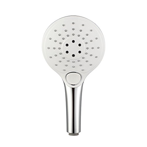 Cabezal de ducha de mano alcachofa de ducha de agua ahorro ECO no tóxico ABS alcachofa ducha 3 chorros para ducha manguera, Cromo
