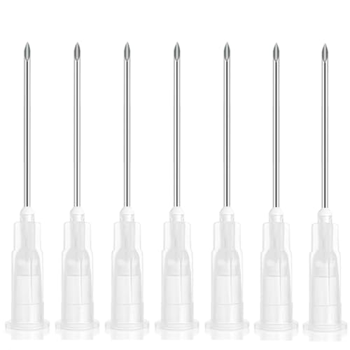 16G 32MM 100 Pack Disposable with Cap for Lab Supplies, Pet, Poultry, and Industrial Dispensing Accessories