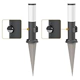[Polyvalent] - Créez une atmosphère accueillante chez vous grâce à notre lampe de jardin et améliorez la sécurité autour de votre maison grâce à l'éclairage d'allée à faible consommation d'énergie. La borne d'éclairage PORU est idéale pour l'ensemble de l'extérieur, comme les allées, les chemins de jardin ou la terrasse.