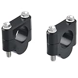 ジータレーシング(ZETA RACING) バーライズキット 19mmアップ ブラック 大径(28.6mm)ハンドルバー用 ポジション変更 乗車姿勢 アップライト ロングツーリング ダートフリーク Dirtfreak F4618(旧品番:ZE53-02191)