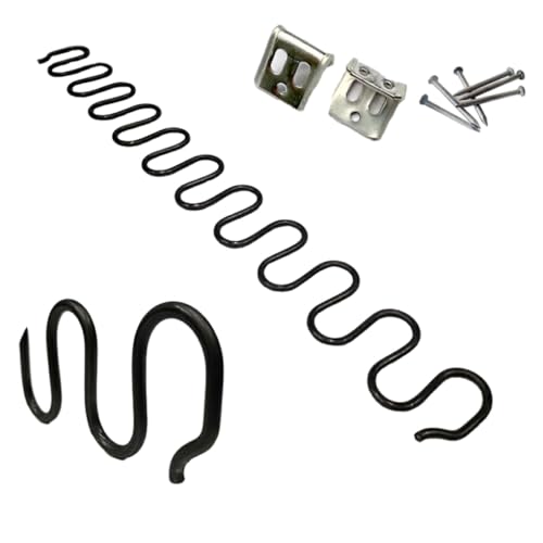 siduytin Comodidad de muebles con muelles de sofá de primera calidad, elasticidad y durabilidad inigualables, muelles de repuesto de metal para sofá y silla, Resorte plano long40CM