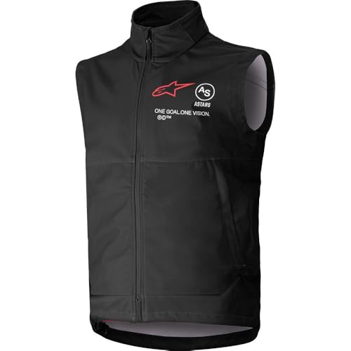 Alpinestars Techstar Softshell Vest, Lightweight Motorcycle Riding Vest, M, Black