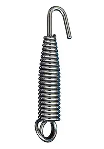 Barakath Swing Springs,- Heavy-Duty Chrome Hammock Hanging Chair Spring for Hammock Chairs Ceiling Mount Porch Swings? Hanging Kit for Yoga, Indoor Outdoor (1 Spring)