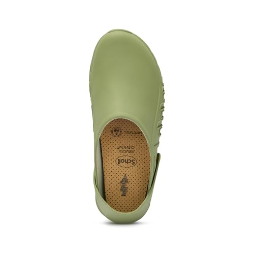 Scholl Evoflex - Professionelle Sanitärclogs für Herren und Damen, Ultraleicht, Komfortabel, Verstellbarem Riemen, Rutschfester Sohle, Herausnehmbarer Memory-Einlegesohle mit Antibakteriellem Futter