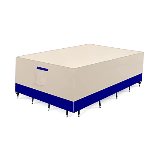 Outdoor Furniture Cover Waterproof,64In Outdoor Furniture Covers For Patio Furniture,Garden Sofa,Dining Table Set,Table And Chair With Padded Handles, Two Buckles #TOP22