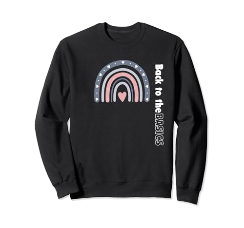 Volver a lo básico Love Boho Rainbow Sudadera