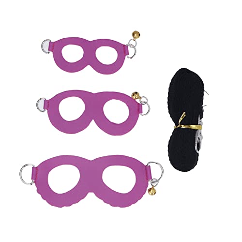 Image of Hamster Harness and Leash Set, Comfortable Harness Hamster Leash Guinea Pig Harness Sturdy Artificial Leather with Bells for Guinea Pigs()