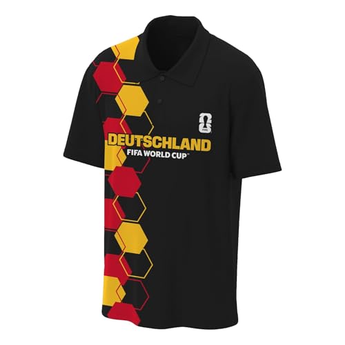 FIFA World Cup 2026 Men's Official Country Short Sleeve Performance Polo Jersey (US, Alpha, Large,...