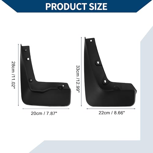 Image of Mud Flaps Splash Guards W /Mount Accessories for BMW X1 2016-2023 Front and Rear Mud Guards 1 Set