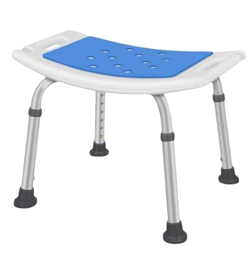 Ragoj シャワーチェア バスチェア シャワースツール お風呂 椅子 風呂椅子 風呂チェア 背なし 高さ調節可能 持ち手 入浴補助用具 (C)