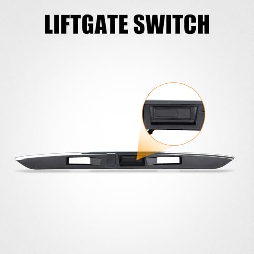 image for RANSOTO Chrome Rear Tailgate Handle Garnish Finisher Molding Liftgate 