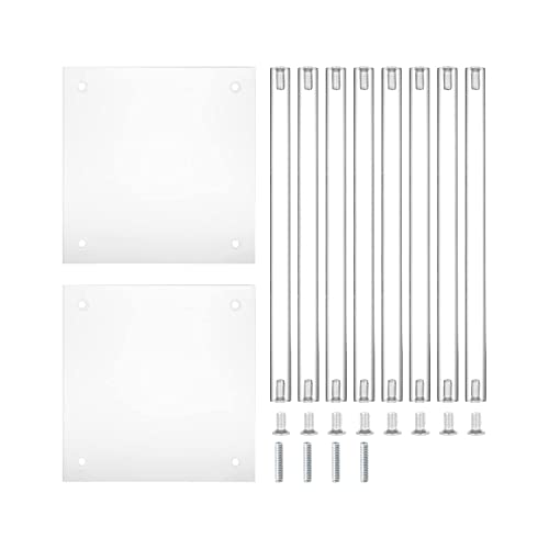 Simprefine 2 Pack 28'' Tall 8'' Dia. Clear Acrylic Flower Stand Floor Vase Centerpiece Wedding Column Backdrop Display Rack for Event Party Stage Aisle Decoration by simprefine - Used condition - Image 7
