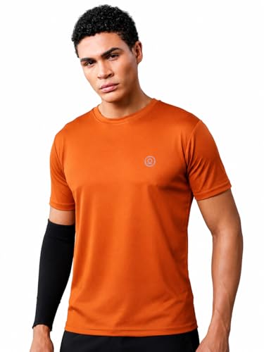 CHKOKKO Gym T Shirts for Men Workout Activewear Solid Quick Dry S...