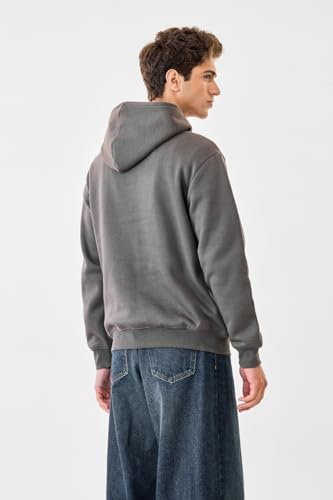 Image of SNITCH Men Casual Hoodie| Oversized Fit Hooded Neckline with Graphic Print & Long Sleeve| Soft Cotton-Polyester Blend for Daily Winter Wear & Streetwear