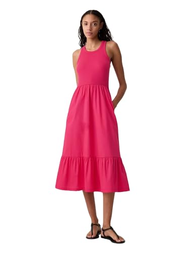 Image of Gap Women's Mixed Media Midi Dress