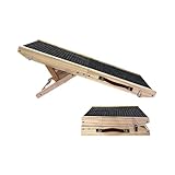 Hunderampe für Bett, 4 Ebenen, faltbar, tragbare Treppe, Holz-Hunderampe für hohe Betten, für kleine, große alte Hunde, Couch, SUV, Innenbereich, verschiedene Möbel