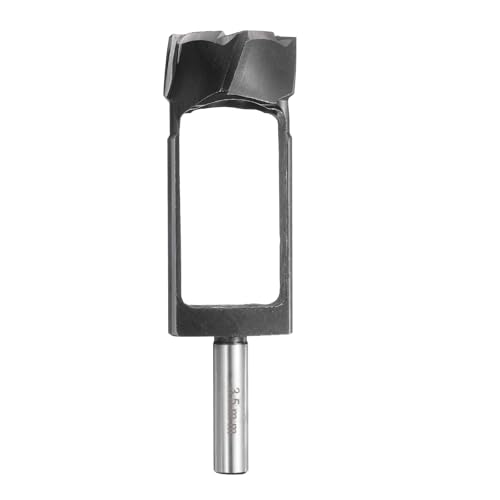 QUARKZMAN Bois Tenon Goujon Bouchon Fraise 35mm Métrique Tenon Goujon Coupe Outils Foret Mèche Haute vitesse Acier Bouchon à Bois Cheville Coupeur avec Tige...