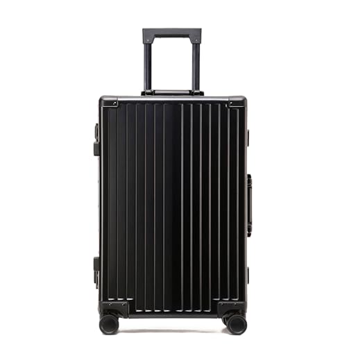 Hardside Luggage, BSX100 All Aluminum Suitcase, Dry and Wet Separation, with TSA Lock, 360° Double Spinner Wheels, Aluminium Frame with 180° Rebound Handle, Waterproof and Durable