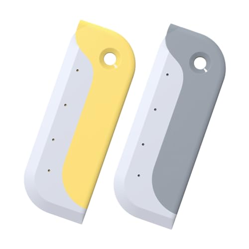 HEATSHAKING 2個 耐久素材使用ミニスキージー 浴室 窓 鏡 デスク用多機能水切りワイパー 軽量で使いやすい室内クリーナー