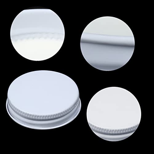 Capuchons de croûtage blancs 38 mm fermetures à vis en fer blanc pour carafe 3.8L - 4