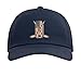 USA Flag Hockey Stick Ice Hockey Patriotic American Flag Adjustable Printed Baseball Hat, Navy Blue