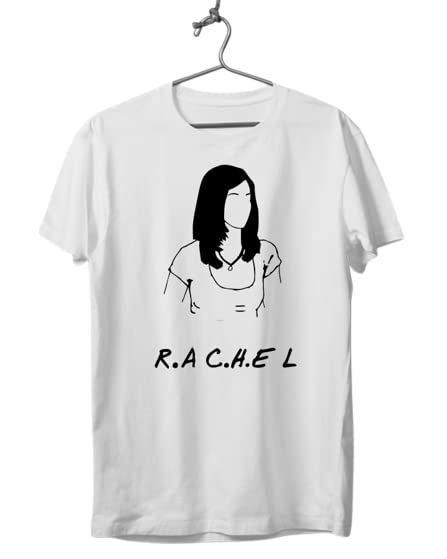 Rachel Friends Web Series White Half Sleeves T-Shirt for Men and Women