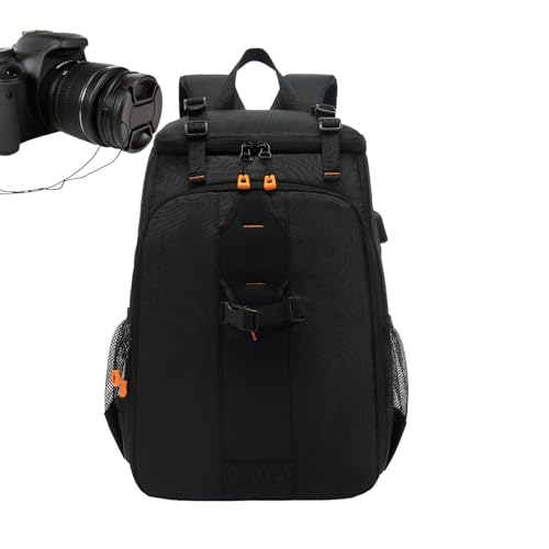 Wgoihd Sac à dos pour appareil photo | Grand sac à dos multifonctionnel avec compartiment pour ordinateur portable | Sac à dos de voyage pour ordinateur...