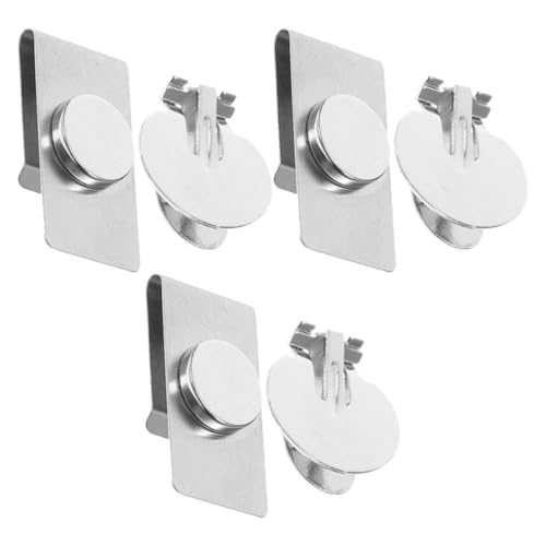 Clips de corbata invisibles PRETYZOOM en acero inoxidable de alta calidad