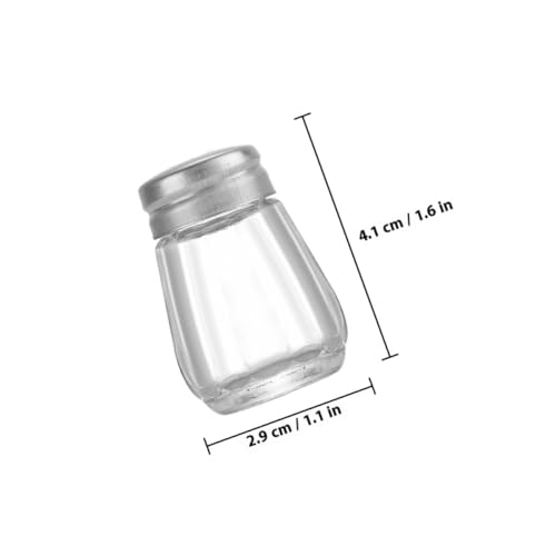 Mini flacons d'assaisonnement en verre rayures verticales pour une prise en main - 3