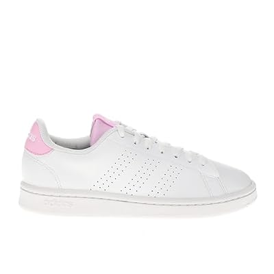 adidas Womens Advantage Lace Up Sneakers Shoes Casual - White