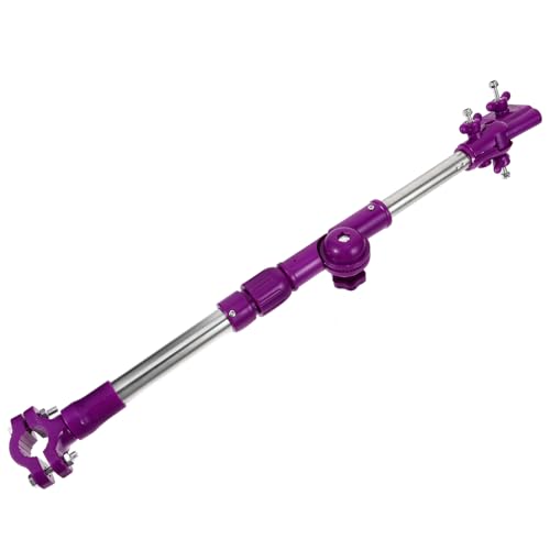 Anneome Foldable Umbrella Stand for Bike Sturdy Metal Umbrella Mount Clamp for Beach Chair Stroller