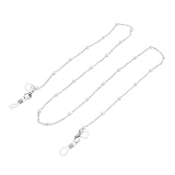 UTHCLO Cadena Antipérdida para Auriculares Inalámbricos Collar Versátil de Perlas Artificiales Resistente y Decorativo para Uso Cómodo con y Gafas