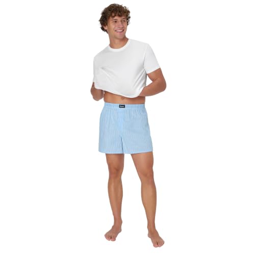Hanes Ultimate Men's Underwear Boxers, Originals Ultimate Cotton-Stretch Woven Moisture-Wicking Multipack Boxer - image 7
