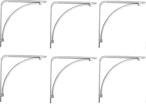 Knape& Vogt 200M WH 8 8" White Decorative Shelf Brackets -Quantity 66