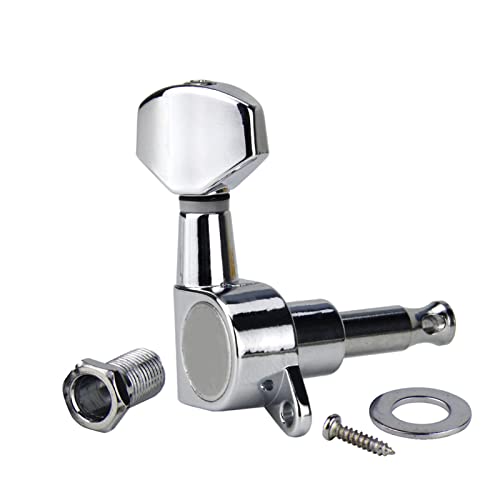FLFL Chevilles Cordes Guitare 6pcs Tuners De Guitare Électrique Têtes De La Machine Chrome 6R Tuning Tuning Clés pour… - Les Beatles, Paul McCartney, John Lennon, RIngo Starr, George Harrison FLFL Chevilles Cordes Guitare 6pcs Tuners De Guitare Électrique Têtes De La Machine Chrome 6R Tuning Tuning Clés pour… – Image 5