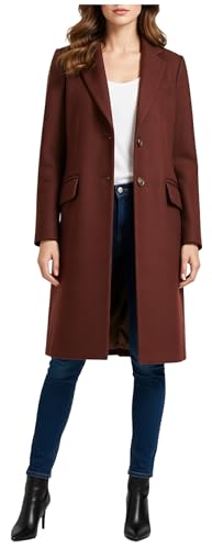 Manteau classique mi-long en laine pour femme le trench d hiver élégant