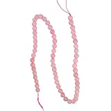 Komfortable Rosenquarz-Schmuckperlen, hautfreundliches Design für...