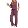 LILLUSORY Womens Lounge Sets 2 Piece Matching Travel Outfits