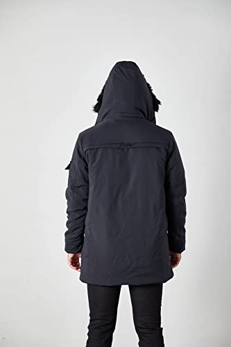 Image of WEEN CHARM Men's Solid Parka Jacket