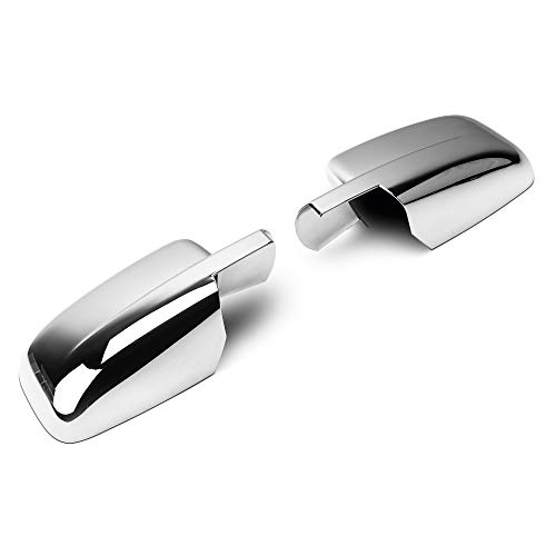 SpeedForm Chrome Mirror Covers Without Turn Signal - for Dodge RAM 1500 2009-2018