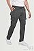 X RAY Mens Cargo Pants, Soft Cotton W/Deep Pockets & Belt Cargo Pants for Men Work and Travel, Grey, 34W x 32L