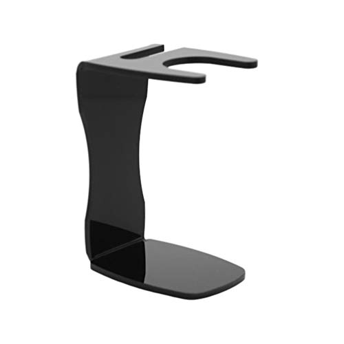Beaupretty Shaving Brush Stand Acrylic Shaving Tool Shave Brush Organizer Holder Hanger for Men Salon Barber Home