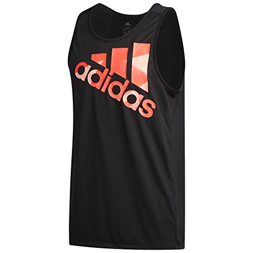 adidas mens Tokyo Olympic Badge of Sport Tank Black Medium